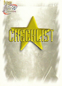Checklist Arsenal 1999 Futera Fans' Selection #99